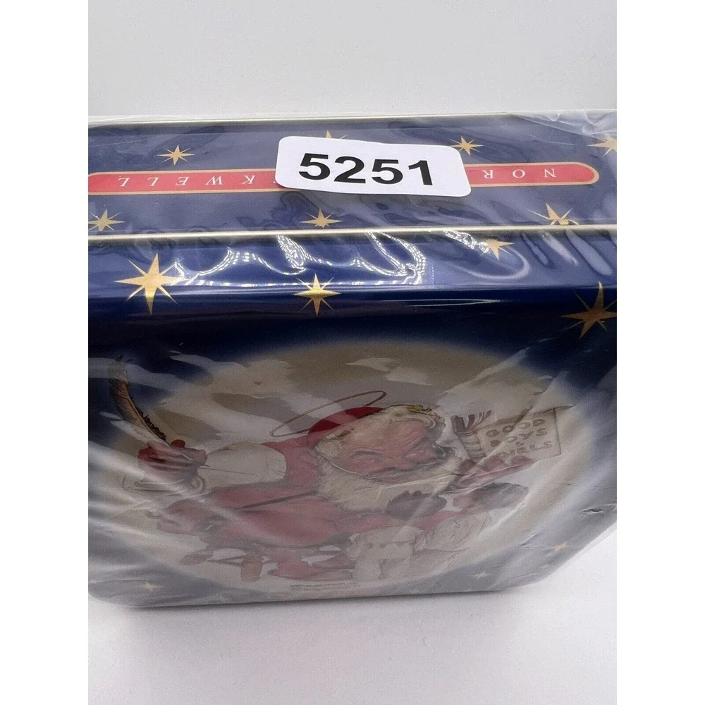 Vintage Circa 1947 Norman Rockwell Snickers‎ Container Tin
